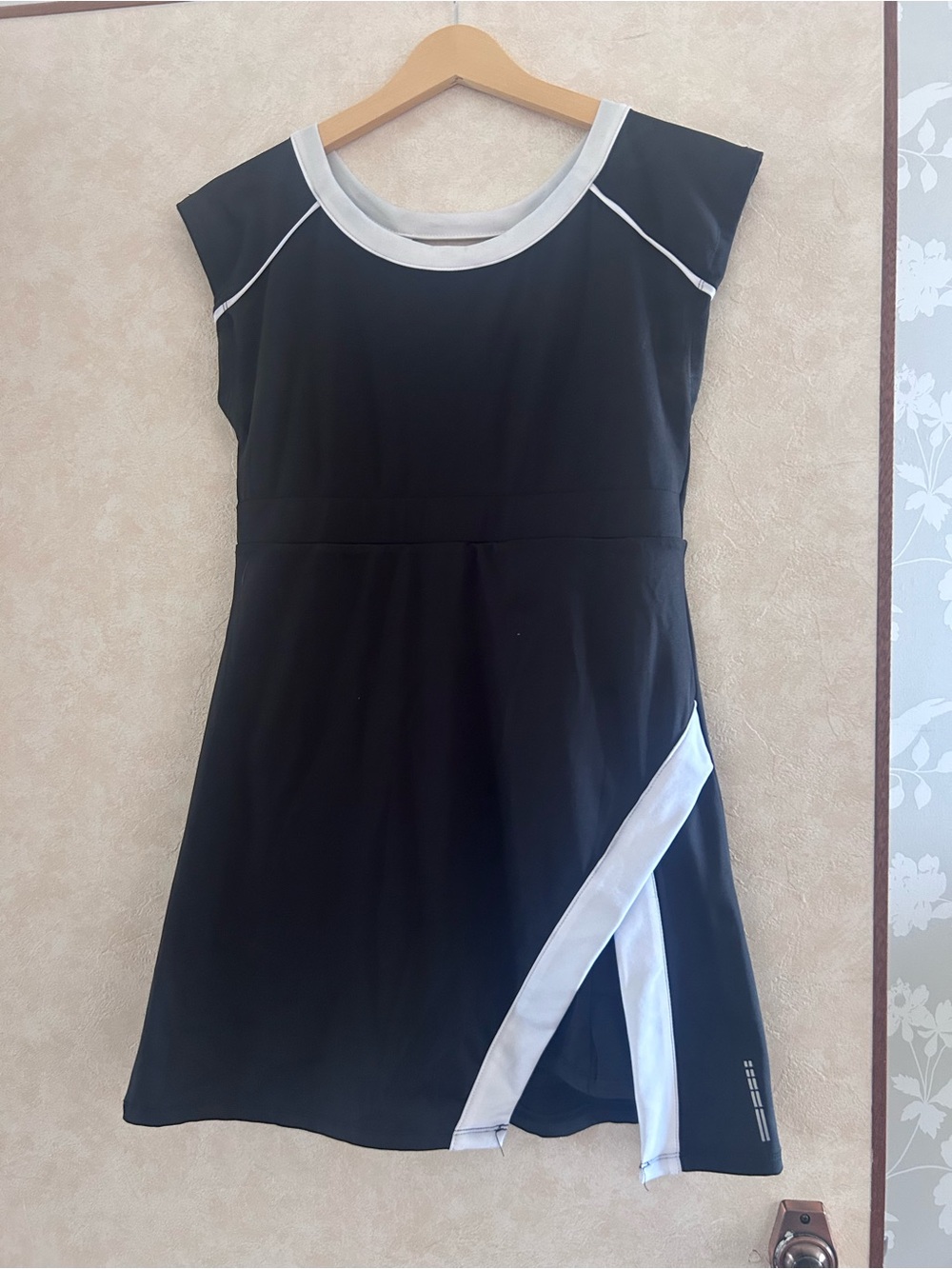 Girls Black and White Sports Dress